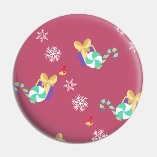 Christmas Spirit (Red) Pin