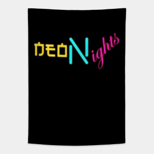 Neon Nights Tapestry