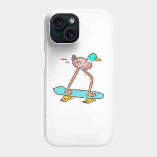 skateboard duck Phone Case