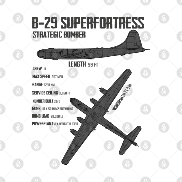 B-29 Superfortress by Dirty Custard Designs 