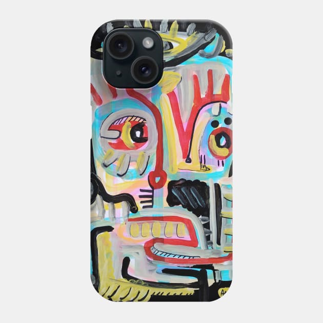 face Phone Case by Angel Rivas