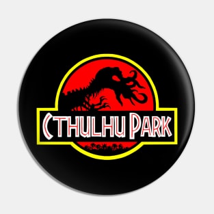 Cthulhu Park - Retro 90s Movie Parody Pin