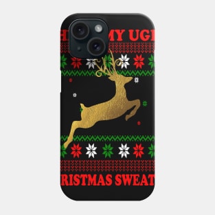 GOLDEN Deer Ugly sweater Phone Case