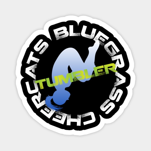 Bluegrass Cheercats TUMBLER Magnet by bluegrasscheercats