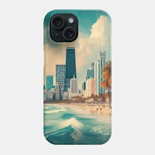 Miami Florida Impressionism Painting Phone Case