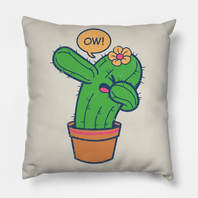 Ultimate Dabbing Cactus Pillow by CTKR Studio