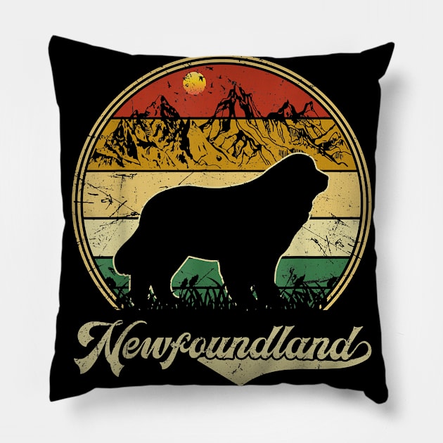 Newfoundland Funny Gift Dog Lover Pillow by Rojio