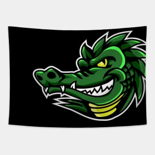 Alligator Crocodile Head Tapestry