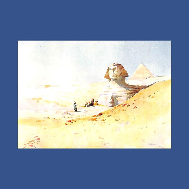 The Sphinx From The Desert in Egypt by Star Scrunch