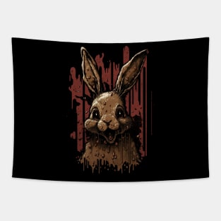 scary bunny Tapestry