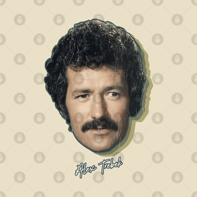 Alex Trebek  Retro Vintage by DudiDama.co