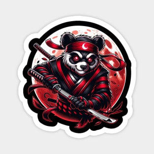 panda ninjas Magnet