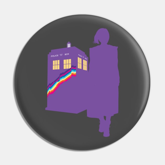 13TH DOCTOR RAINBOW Pin by KARMADESIGNER T-SHIRT SHOP