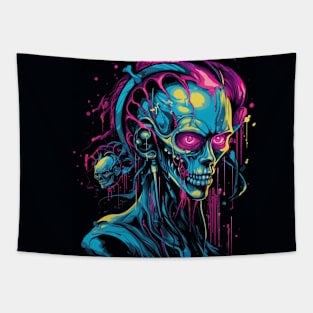 Splash Zombie Girl 6 Tapestry