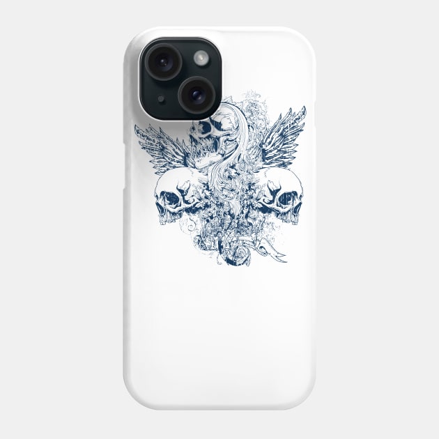 Skulls Phone Case by T-Culture