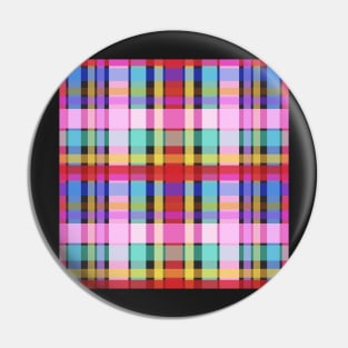 Bright Plaid Pin