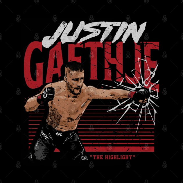 Justin Gaethje Power Punch by ganisfarhan