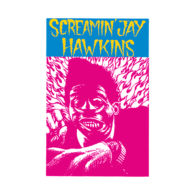 Screamin Jay Hawkins by HAPPY TRIP PRESS