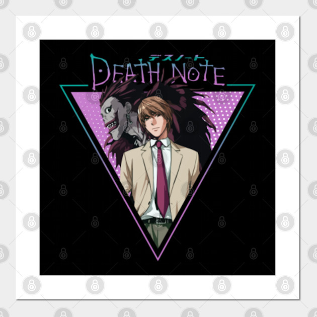 Light Yagami X Ryuk Death Note Death Note Posters And Art Prints Teepublic Au His killings are eventually labelled by people of japan as the work of kira.. teepublic