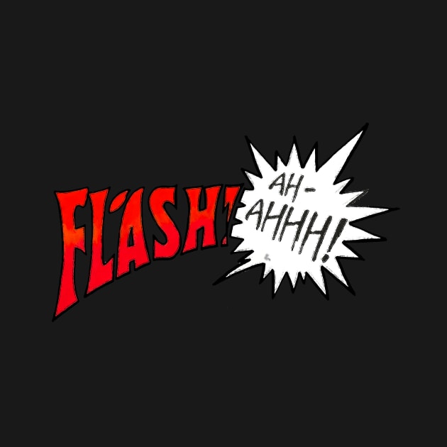 Flash Ah-Ahhh Logo by Sci-Fantasy Tees