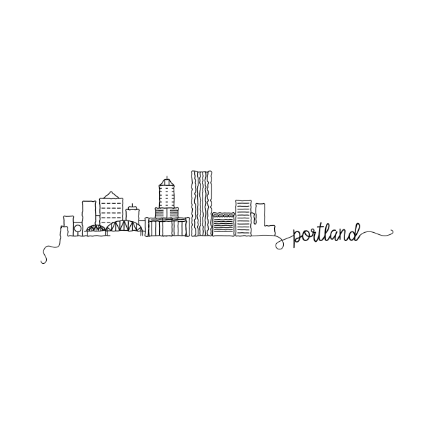 Portland City Signature by kursatunsal