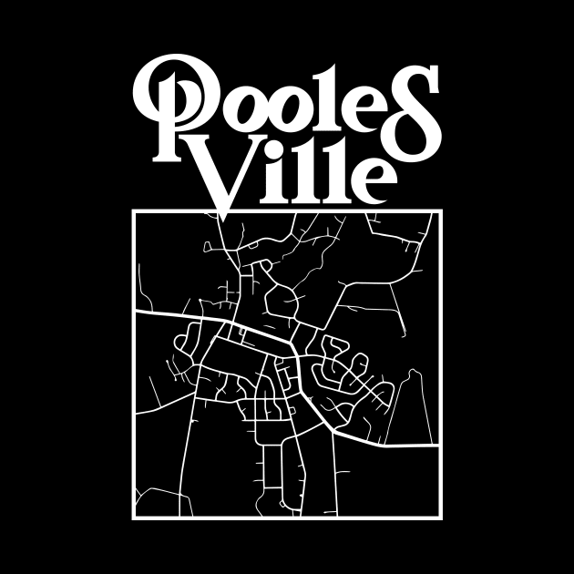 Poolesville MD Map by polliadesign