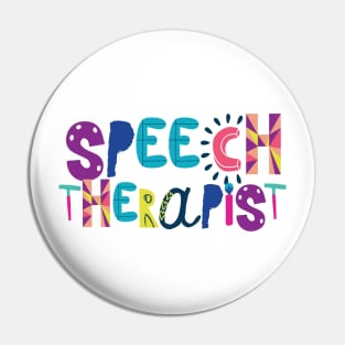 Cute Speech Therapist Gift Idea Back to School Pin