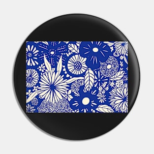 blue flowers Pin