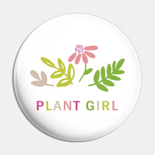 Plant girl Pin