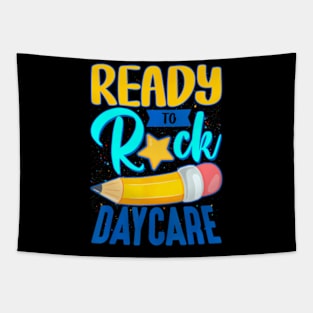 Ready To Rock Daycare Back To School For Girls Boys Tapestry