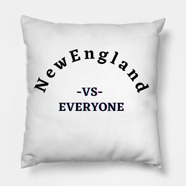 New England VS Everyone Pillow by adee Collections 