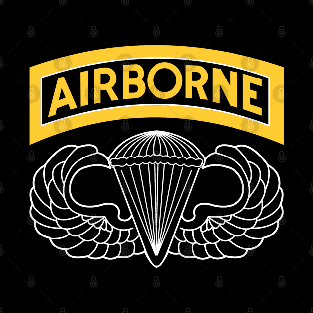 US Army Airborne Tab & Wings by thomtran