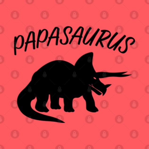 Papasaurus Styracosaurus Dinosaur Gift For Father by JaiStore