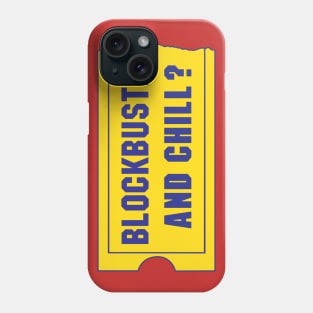 Blockbuster and chill new release Phone Case