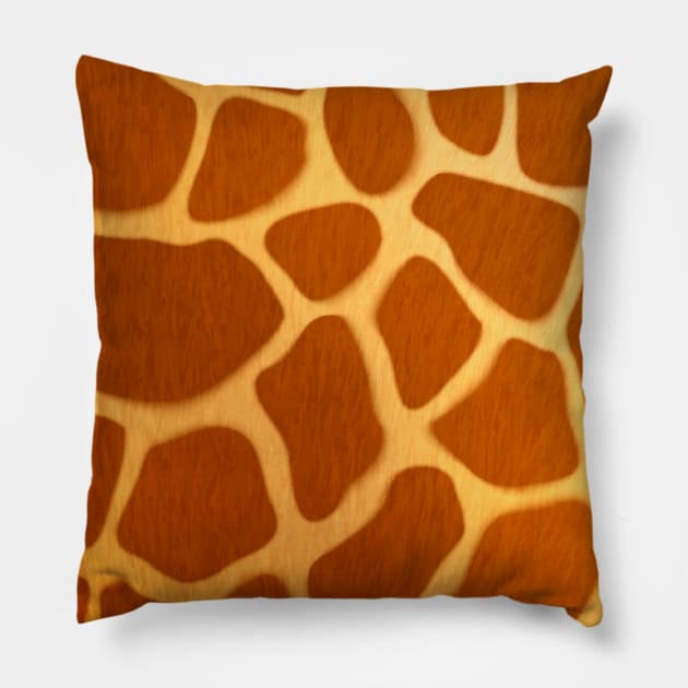 Giraffe Pattern Pillow by SpilloDesign