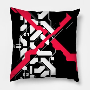 Cyberpunk Robotic Rules Pillow