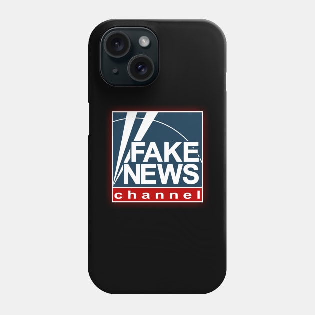 Fake News Channel Fox News Logo Phone Case by joeysartworld