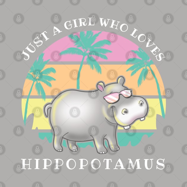 Hippopotamus Girl loves hippos by PnJ