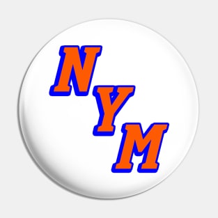 NY Mets NYR Rangers Style Pin