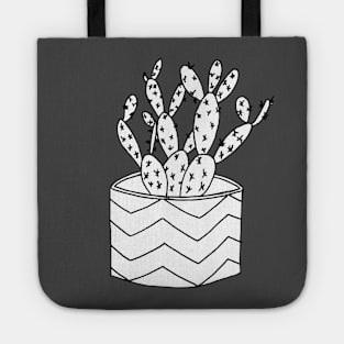 Simple prickly pear cactus Tote