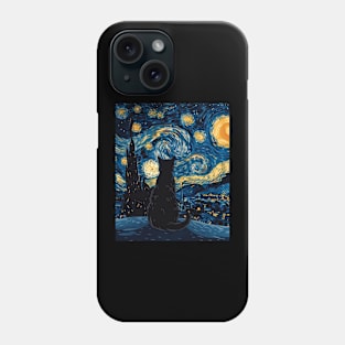 Cat Starry Night Starlit Naps Phone Case