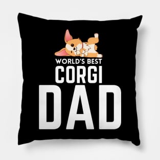 World's Best Corgi Dad Pillow