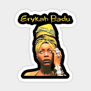 Special Present Erykah Badu Music Gifts For Fan Magnet