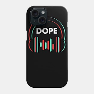 Dope headphones music lover Phone Case