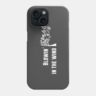 Blowin´ in the wind, white Phone Case