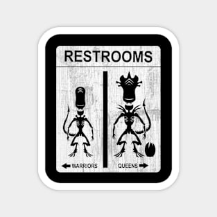 Alien Restroom Magnet