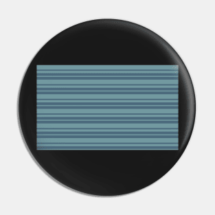 Retro Blue Horizontal Stripes Pattern Pin