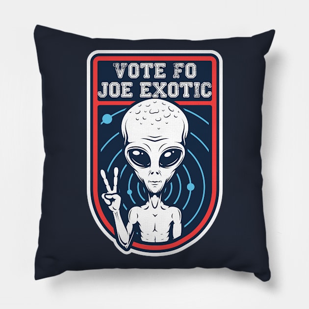 Vote for Joe Exotic Pillow by Graficof