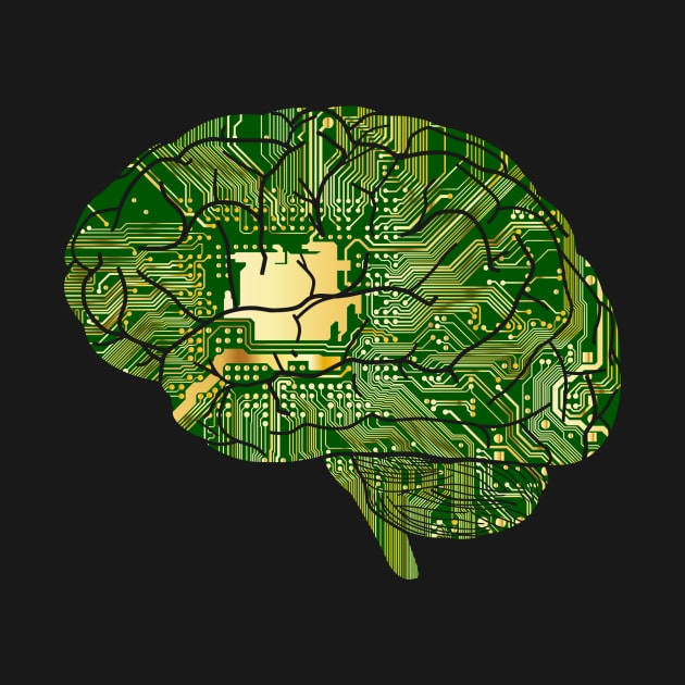 Brain Chip by richardsimpsonart