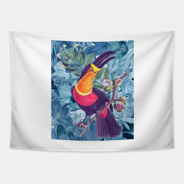 Toucan Art Prints Tapestry by fernandaschallen